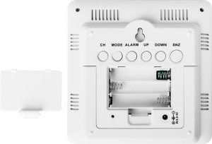 Statie meteo interior-exterior ECG MS 300 White, senzor extern fara fir, LCD color, ceas, alarma - Img 6