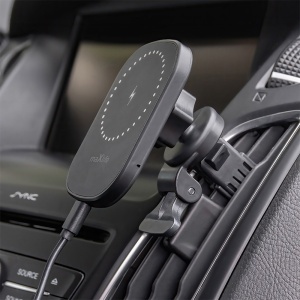 SUPORT TELEFON MAGNETIC CU INCARCARE WIRELESS 15W PRINDERE VENTILATIE - Img 9