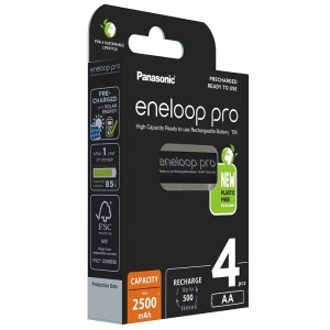 ACUMULATORI AA 2500MAH PANASONIC ENELOOP PRO - Img 2