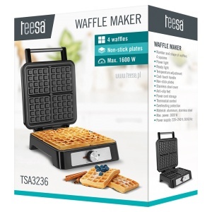 APARAT 4 WAFE 1600W INOX TEESA - Img 6