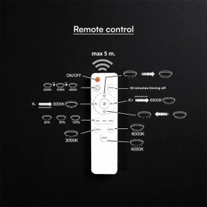 APLICA LED 50W 3IN1 DIMABIL CU TELECOMANDA - Img 7