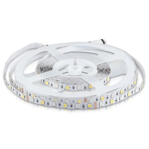 BANDA LED SMD5050 60LED/M RGB + ALB NEUTRU IP20 5M - Img 2