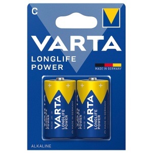 BATERIE ALCALINA LONGLIFE POWER LR14 BLISTER 2BUC VARTA - Img 2