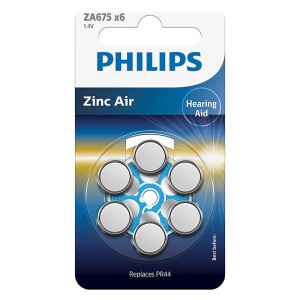 BATERIE AUDITIVA ZINC AIR BLISTER 6 BUC PHILIPS - Img 2