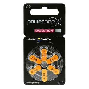 BATERII AUDITIVE POWER ONE EVOLUTION P10 BL 6 VARTA - Img 1