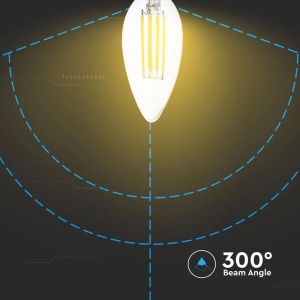 BEC E14 CU FILAMENT LED 4W 3000K - Img 5