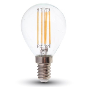 BEC FILAMENT LED P45 E14 6W 130LM/WAT 2700K ALB CALD - Img 2