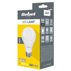 BEC LED A65 16W E27 3000K 230V REBEL - Img 3