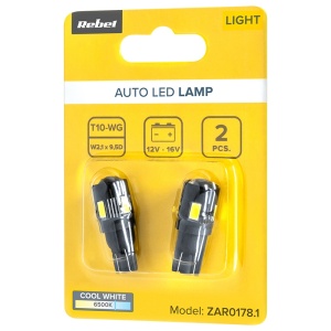 BEC LED AUTO CANBUS T10 5730 12V BLISTER 2 BUC - Img 5