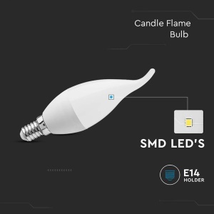 BEC LED E14 3.7W 3000K ALB CALD - Img 5