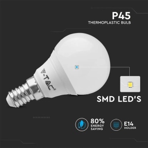 BEC LED E14 P45 3.7W 3000K ALB CALD - Img 5