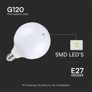 BEC LED G120 E27 22W 4000K ALB NEUTRU - Img 4