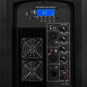 BOXA ACTIVA 250W RMS 2X15"/38CM + TWEETER 1.75" CU BT/USB/SD/FM - Img 11