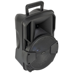 BOXA ACTIVA 8"/20CM 15W ILUMINAT LED CU BT/USB/MSD/FM + STAND + MICROFON - Img 5