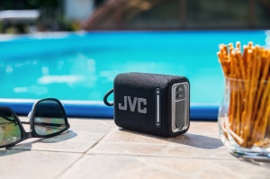 Boxa portabila JVC XS-E114B, 5W, radio FM, Bluetooth, IPX6, Litiu-ion 3,7 V / 2000 mAh, negru - Img 12