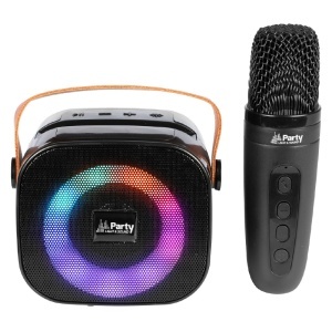 BOXA PORTABILA KARAOKE CU 1 MICROFON FUNCTIE BT/USB/TWS - Img 3