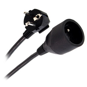 CABLU EXTENSIE(CUPLA) 20M (3GX1.5MM) - NEGRU - Img 2