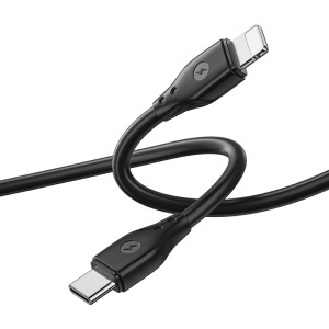 CABLU USB-C - LIGHTNING 1.2M 30W - negru - Img 6