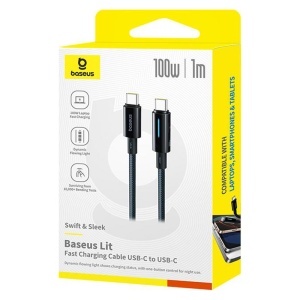 CABLU USB-C - USB-C 100W 2M BASEUS - NEGRU - Img 6