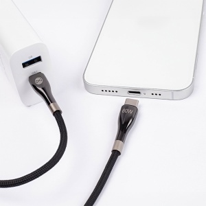 CABLU USB C - USB C 2M 60W - NEGRU - Img 4