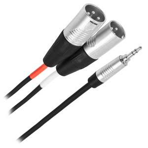 CABLU Y JACK TATA 3.5M STEREO - 2X XLR TATA 3M - Img 2