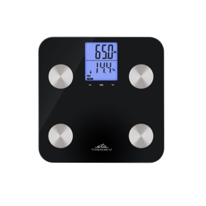 Cantar corporal ETA Tracey 3779 9000, 180 kg, analiza corporala 5 parametri, control tactil, negru - Img 3
