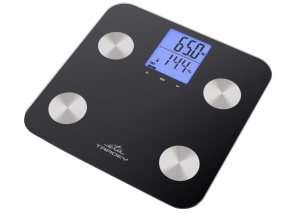 Cantar corporal ETA Tracey 3779 9000, 180 kg, analiza corporala 5 parametri, control tactil, negru