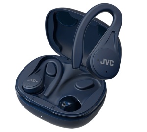 Casti JVC HA-EC25T-A-U, True Wireless, Bluetooth, In-Ear, Microfon, albastru