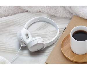 Casti JVC HA-S33UC-W-U, Cu fir, On-Ear, Microfon, USB-C, alb - Img 9
