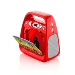 CD player cu Bluetooth si functie karaoke GoGEN DECKO, USB, MP3, Microfon, Rosu - Img 3