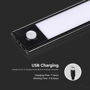 CORP ILUMINAT LED 1.5W 4000K IP20 CU SENZOR MISCARE - NEGRU - Img 9