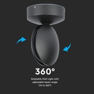 CORP ILUMINAT LED 7W IP65 3000K - NEGRU - Img 11