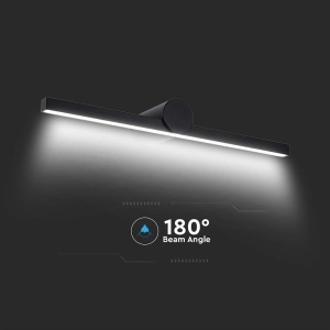 CORP ILUMINAT LED MONTAJ DEASUPRA OGLINZII 10W 3000K - NEGRU - Img 7