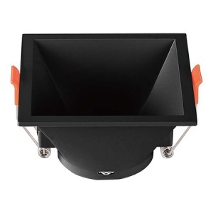CORP SPOT GU10 PATRAT 93X93X55MM - NEGRU
