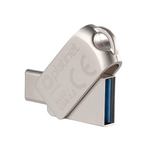 FLASH DRIVE USB 3.2 64GB PLATINET - Img 3