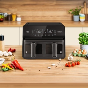 FRITEUZA DUBLA AIRFRYER 8L 2700W TEESA AIR FRYER DUAL - Img 9