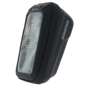 GEANTA BICICLETA CU SUPORT TELEFON PRINDERE PE CADRU - NEGRU - Img 3