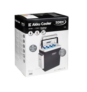 Lada frigorifica auto si camping ZORN Z 32 LNP, 29 litri, alimentare 12V/230V + acumulator extern Li-ion 20.8 Ah, racire-incalzire, alb-gri - Img 12