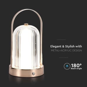 LAMPA BIROU 3IN1 CU ACUMULATOR 1800MAH - ANTIQUE BRONZE - Img 5