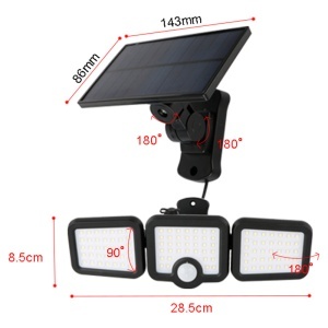 LAMPA LED CU INCARCARE SOLARA SI SENZOR DE MISCARE 10W 6000K - Img 7