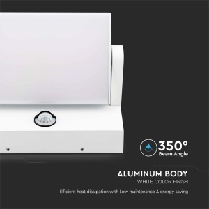LAMPA LED CU SENZOR MISCARE 17W IP65 3000K- ALB - Img 8