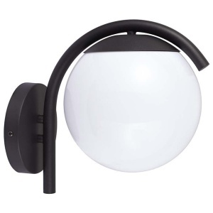 LAMPA PERETE CU SOCLU E27 IP44 - NEGRU MAT - Img 2