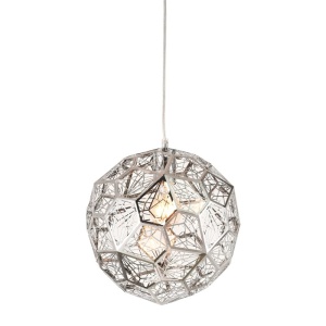 LAMPA SUSPENDATA E27 CROM PLATINET - Img 2
