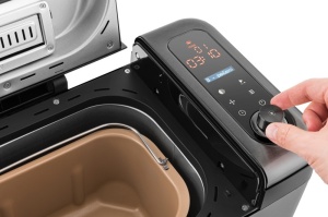 Masina de facut paine ETA Duplica II Origin 3147 90010, 850 W, 24 programe, capacitate 1.5 kg, dispenser automat ingrediente, afisaj Touch, Negru/Inox - Img 11