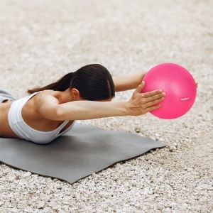 MINGE PILATES GIMNASTICA REABILITARE 25CM REBEL ACTIVE - Img 7