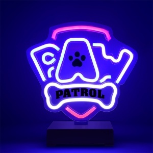 NEON LED PAW PATROL LOGO - Img 4