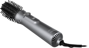 Perie rotativa cu aer cald ECG Modifica Hairbrush Moonstone, 1200 W, ionizare, 2 debite de aer, 2 nivele temperatura, gri metalic - Img 3