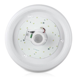 PLAFONIERA LED 12W IP20 SENZOR DE MISCARE 6400K ALB RECE - Img 10