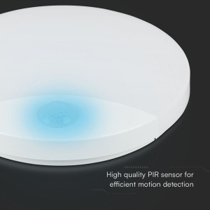 PLAFONIERA LED 15W IP20 SENZOR DE MISCARE 3IN1 - ALB - Img 3