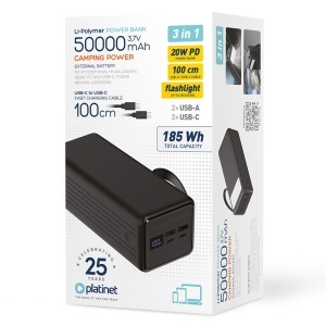 POWER BANK 50000MAH 20W PD PLATINET - Img 5